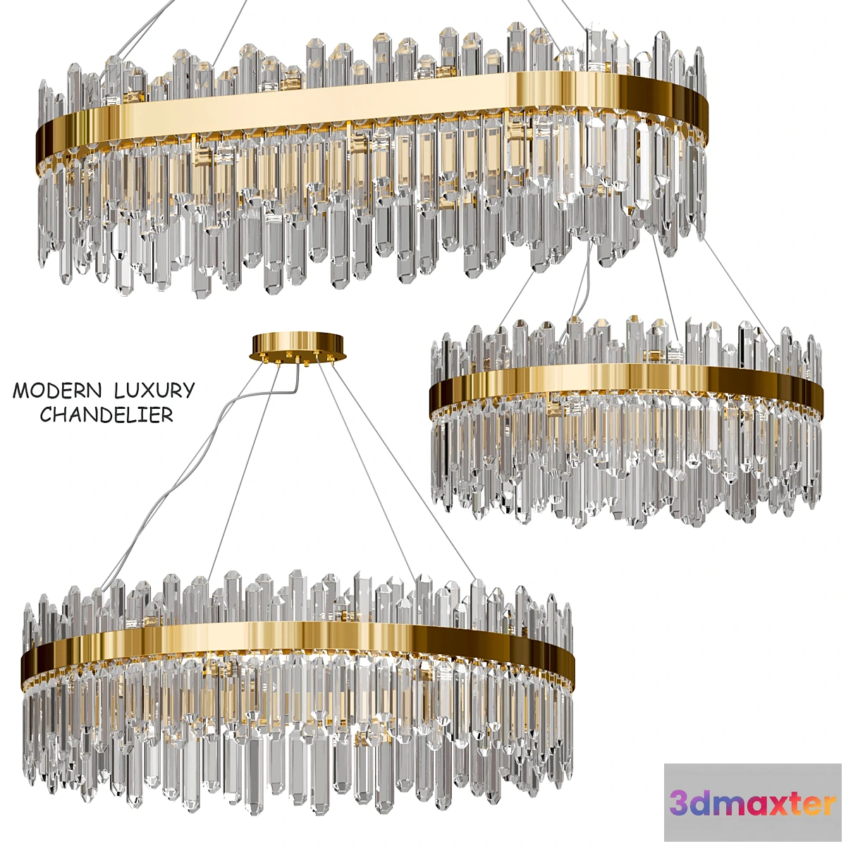 1394974 - MODERN LUXURY CHANDELIER 3D Max
