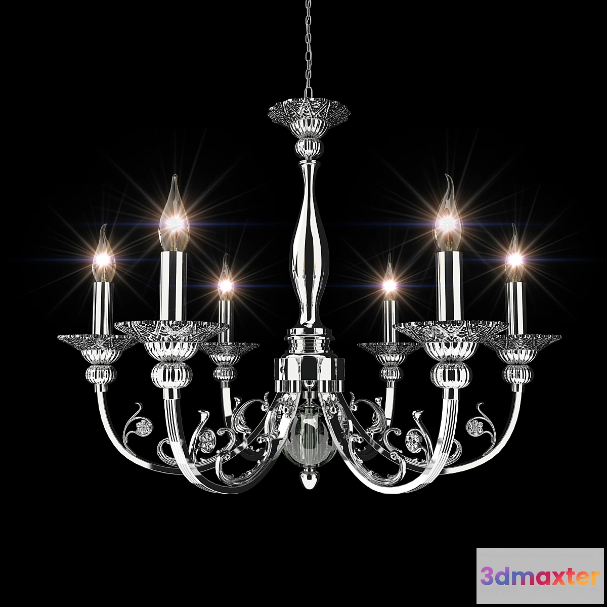 1395204 - Chandelier 10306 Newport 3D Max