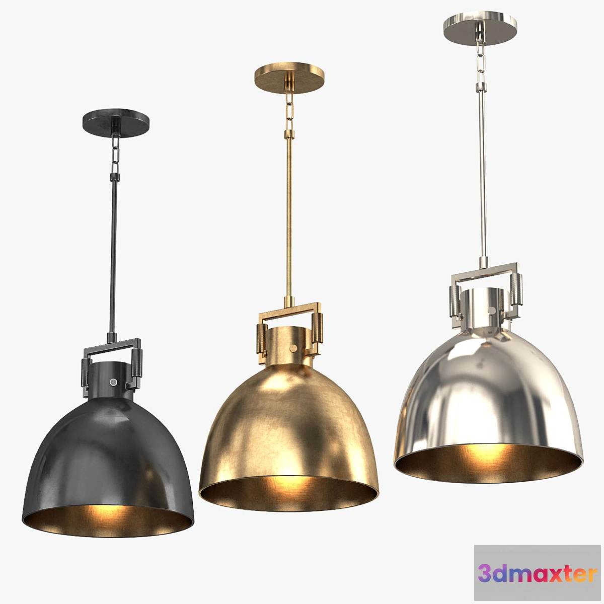 1395520 - MACHINIST METAL CLOCHE PENDANT 3D Max