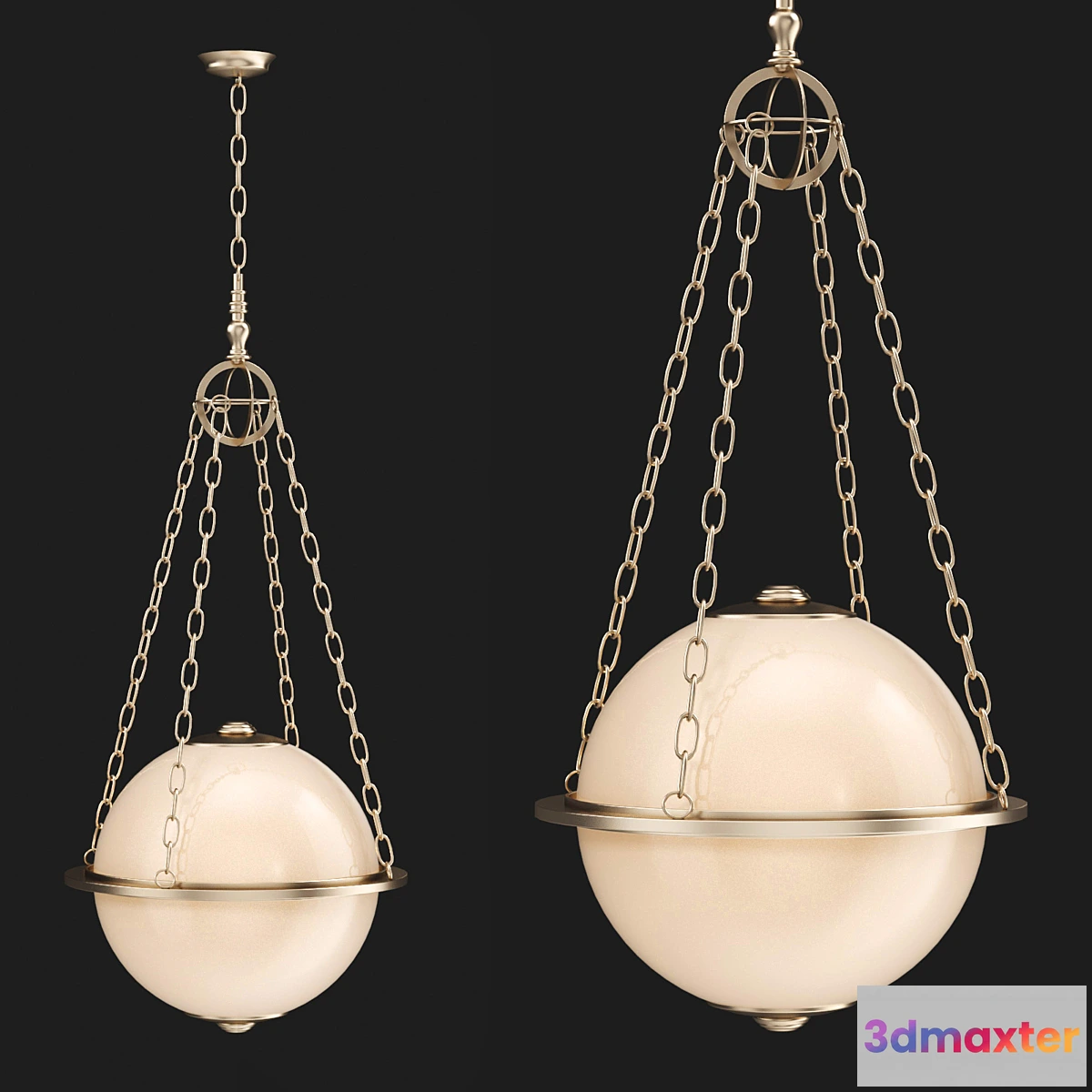 1396032 - Visual comfort _ Modern globe pendant 3D Max