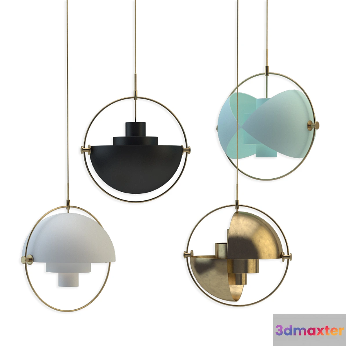 1396264 - Gubi Multi-Lite Pendant 3D Max