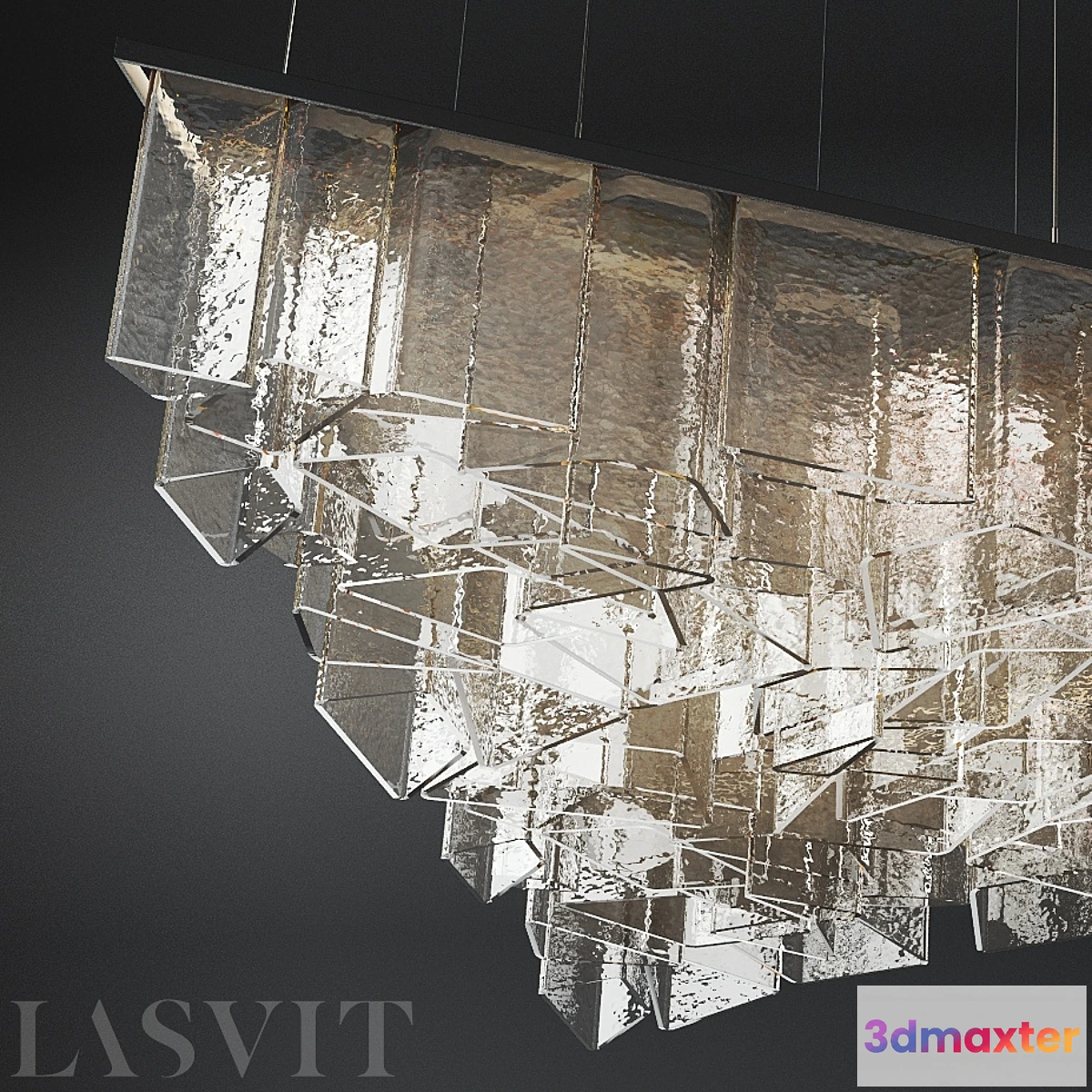 1396740 - Lasvit - light sculpture a chandelier. 3D Max