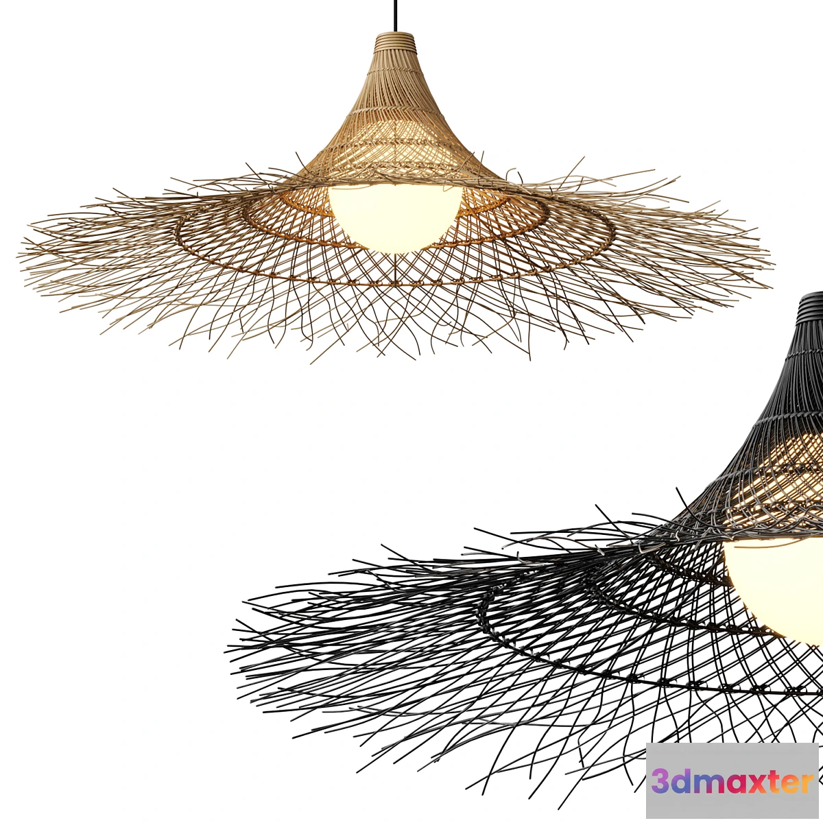 1398156 - Pendant chandelier Pipa CB2 3D Max