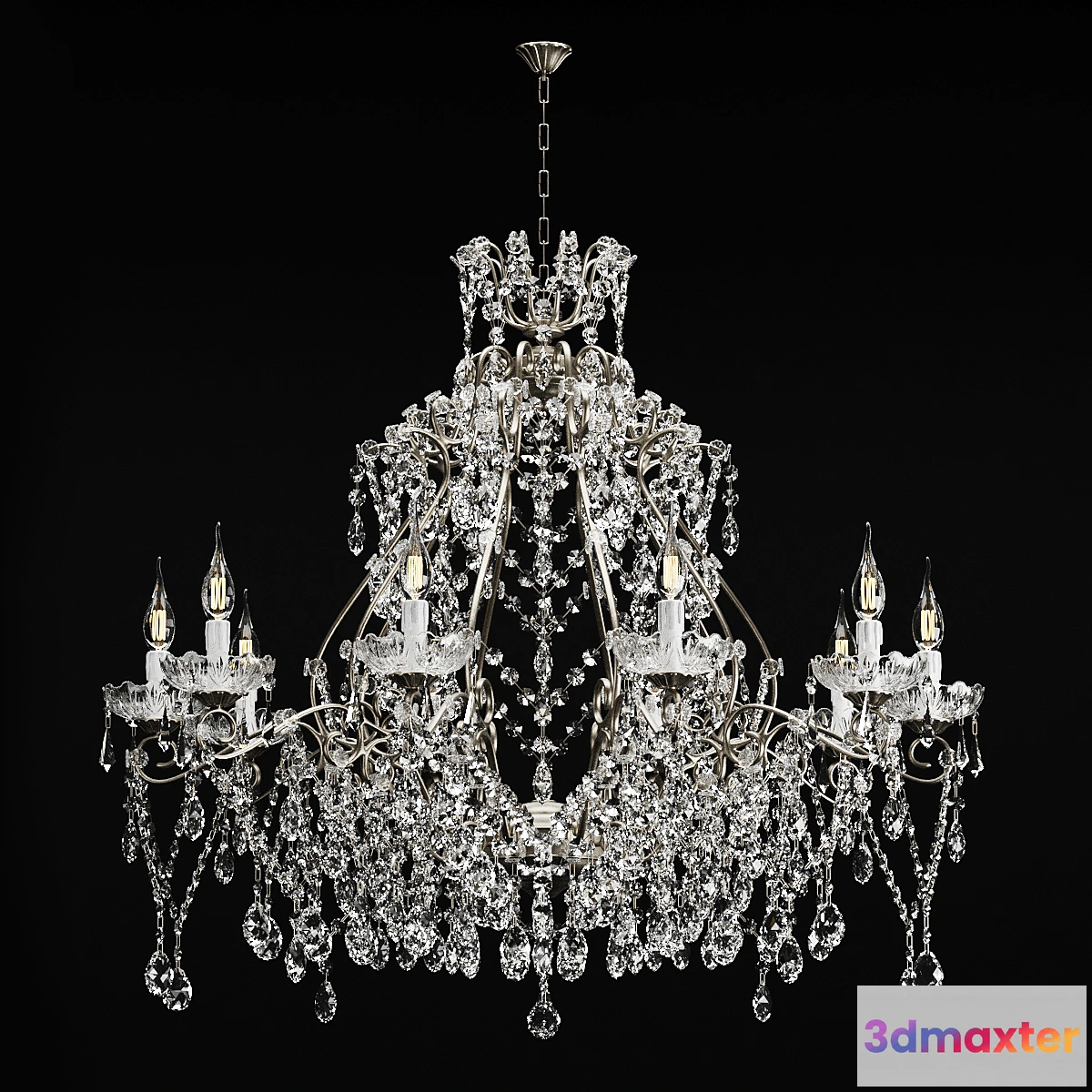 1398630 - Chandelier DUE EFFE 10 LAMPS 3D Max