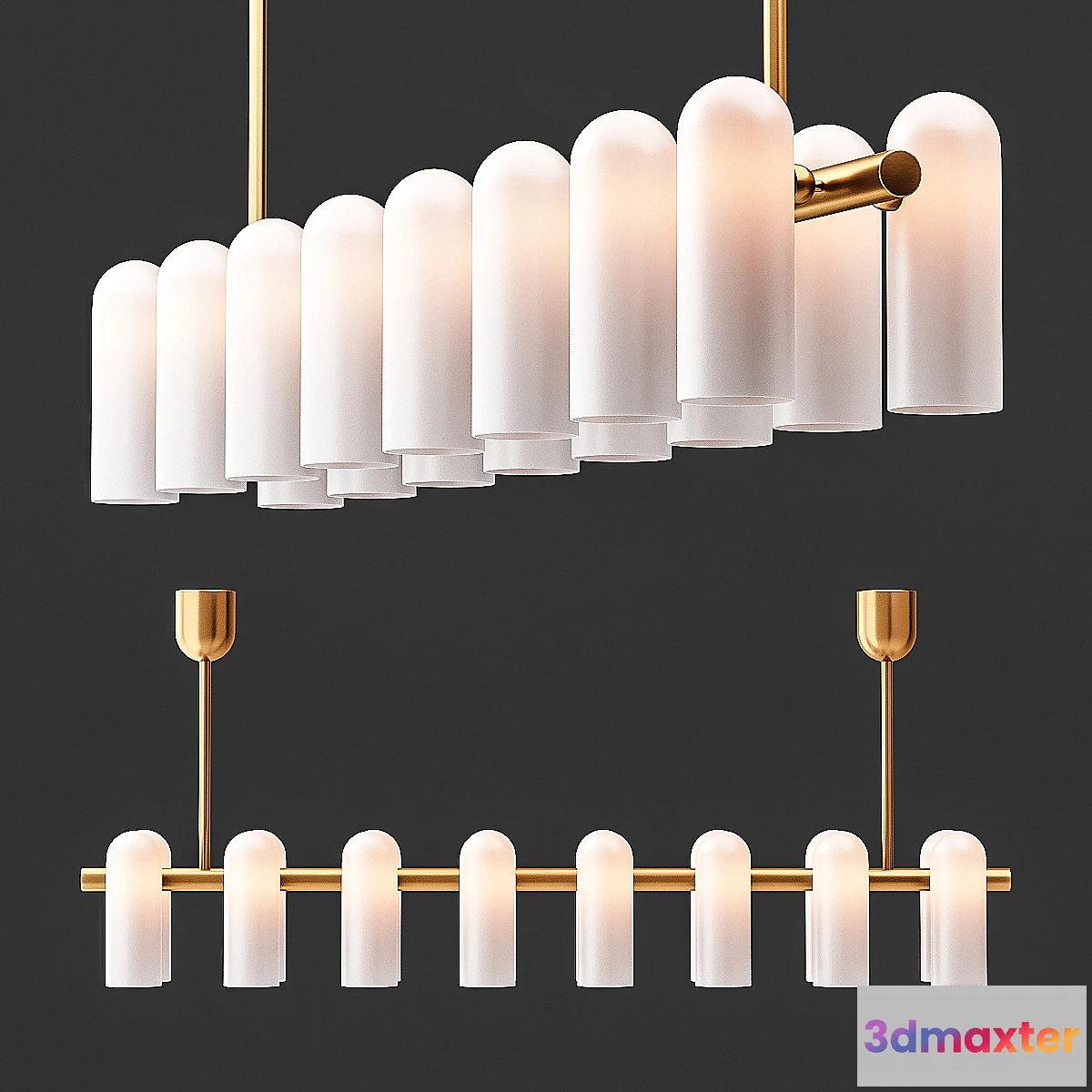 1399106 - Odyssey Linear Chandelier LG 3D Max