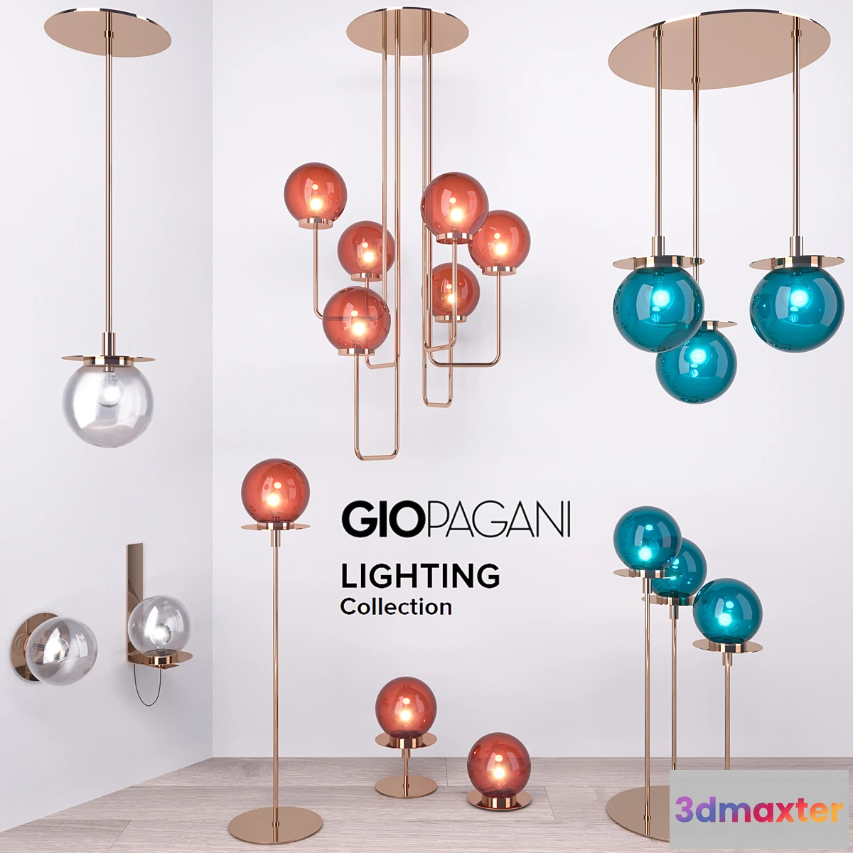 1399408 - GIOPAGANI LIGHTING - ECLAT D’EAU COLLECTION 3D Max