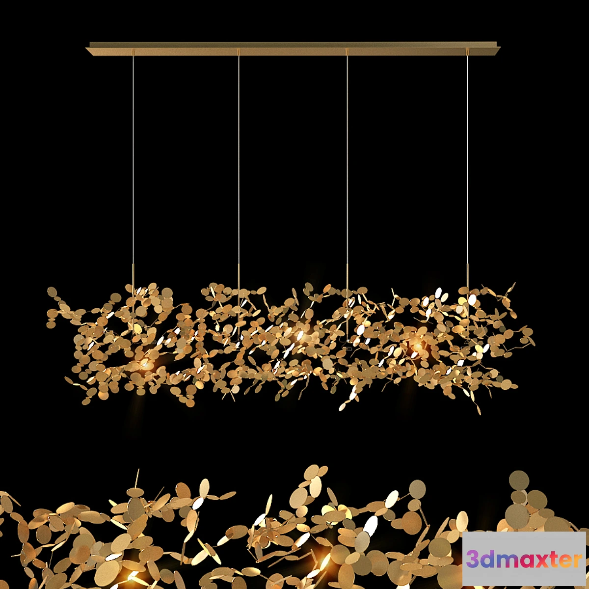 1399642 - Chandelier Terzani Argents 3D Max
