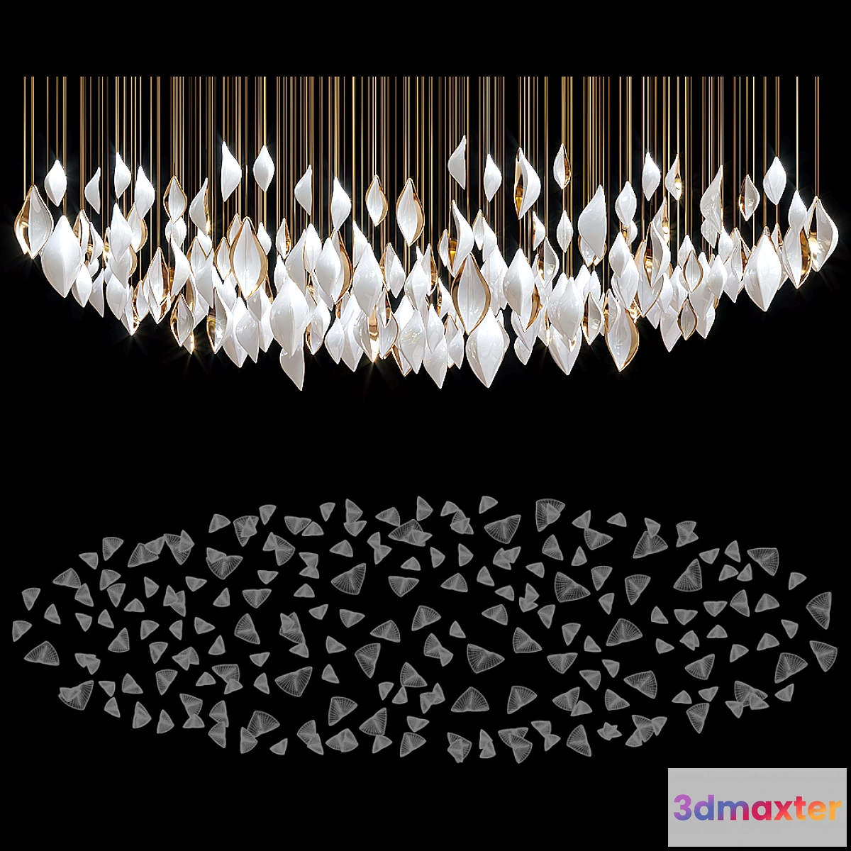 1400214 - Chandelier Light Vargov 3D Max