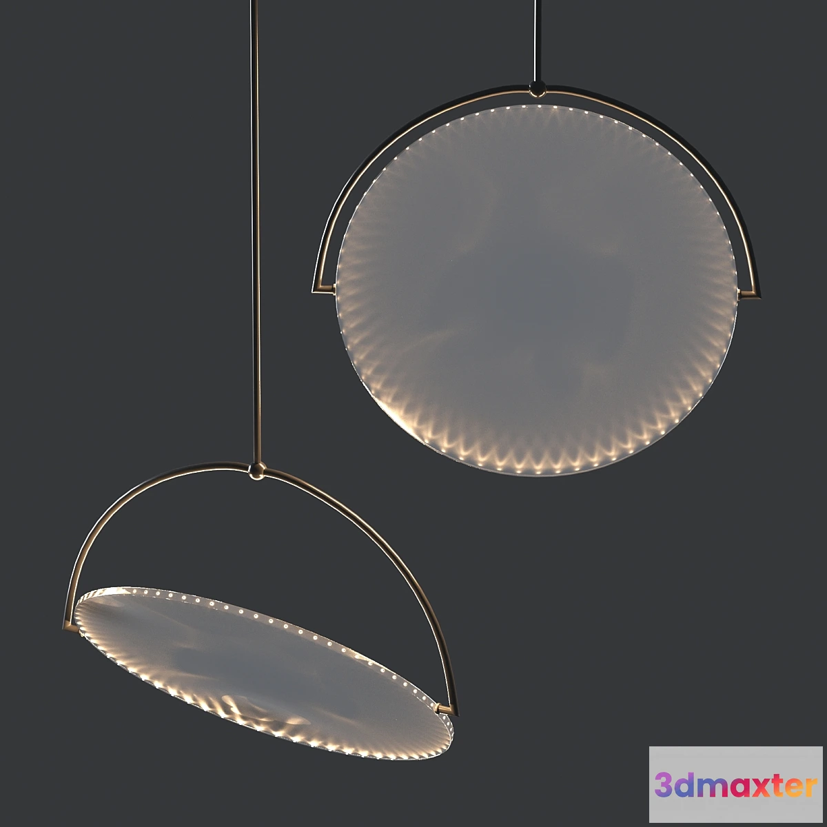 1400266 - Kepler Suspension Lamp 3D Max