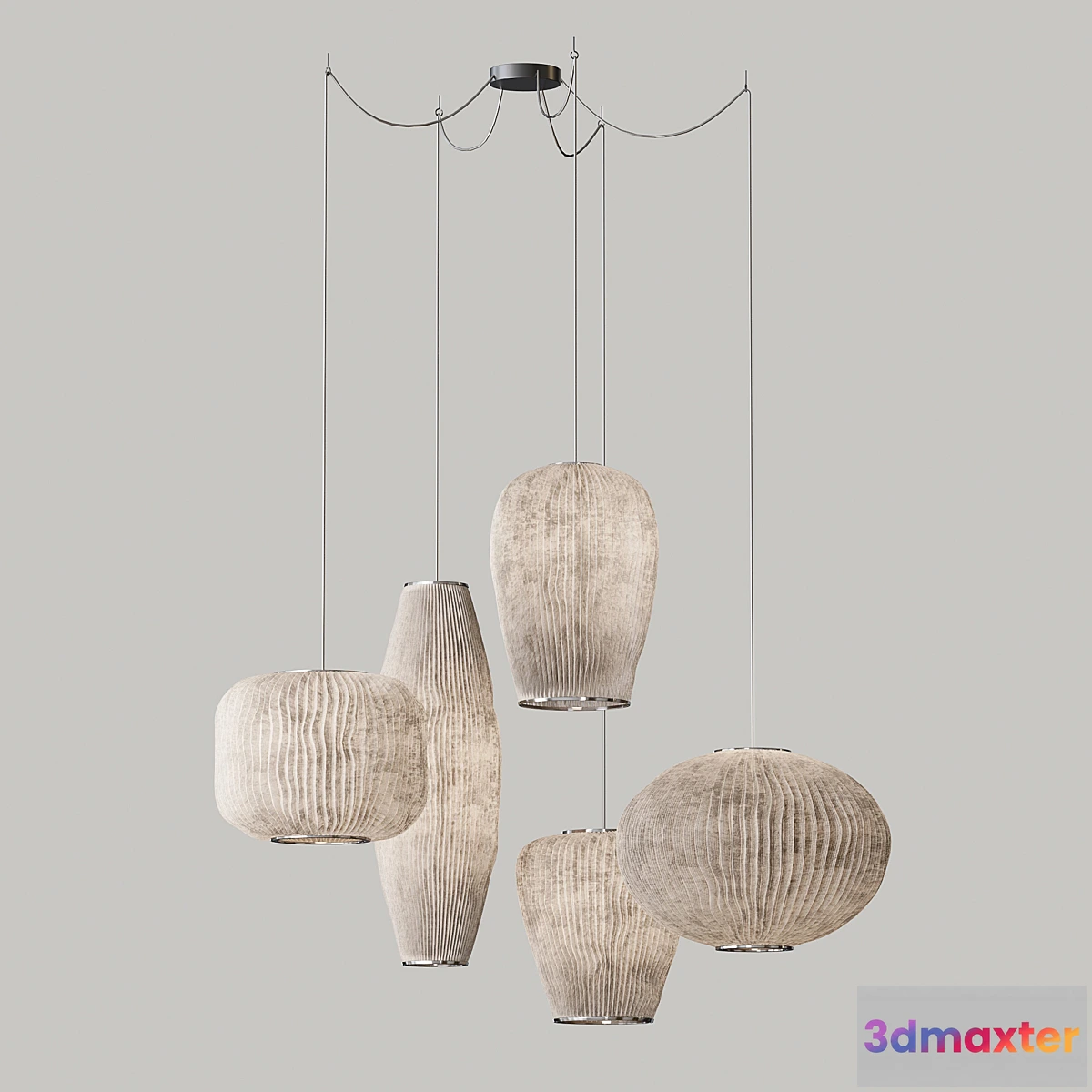 1400292 - Arturo Alvarez Coral Pendant set 3D Max
