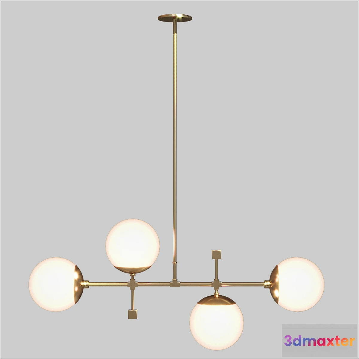1400414 - Horizontal Deko Chandelier 35 3D Max