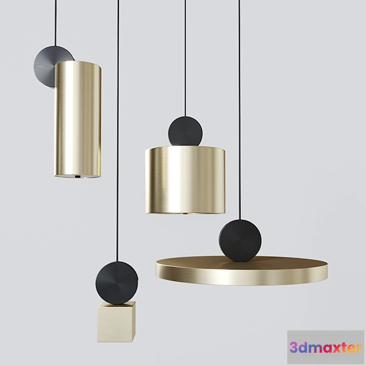 1400448 - Pendant lamp calee 3D Max
