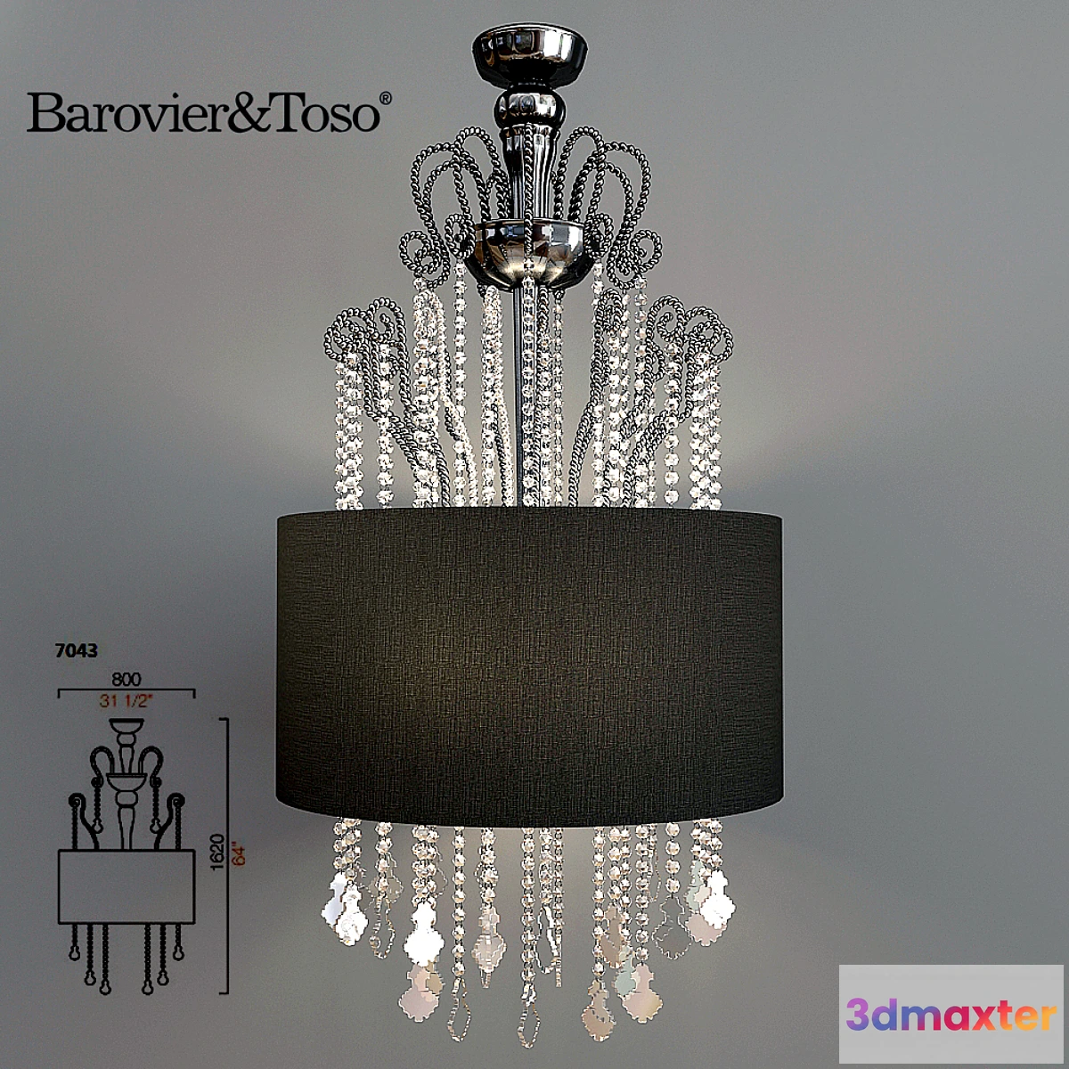 1400778 - Barovier & toso Shadow Taif 3D Max