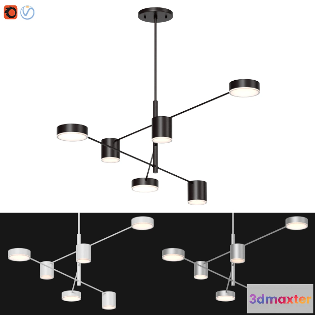 1400840 - Counterpoint 6-lights 3D Max