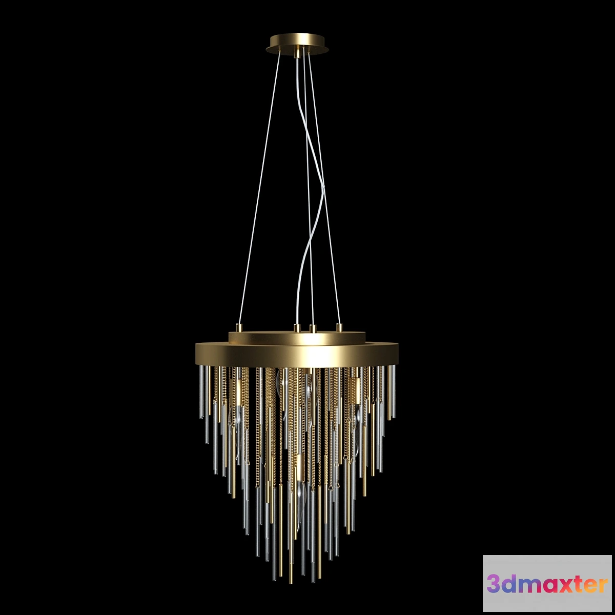 1401282 - Pendant chandelier Odeon Light Avista 3D Max