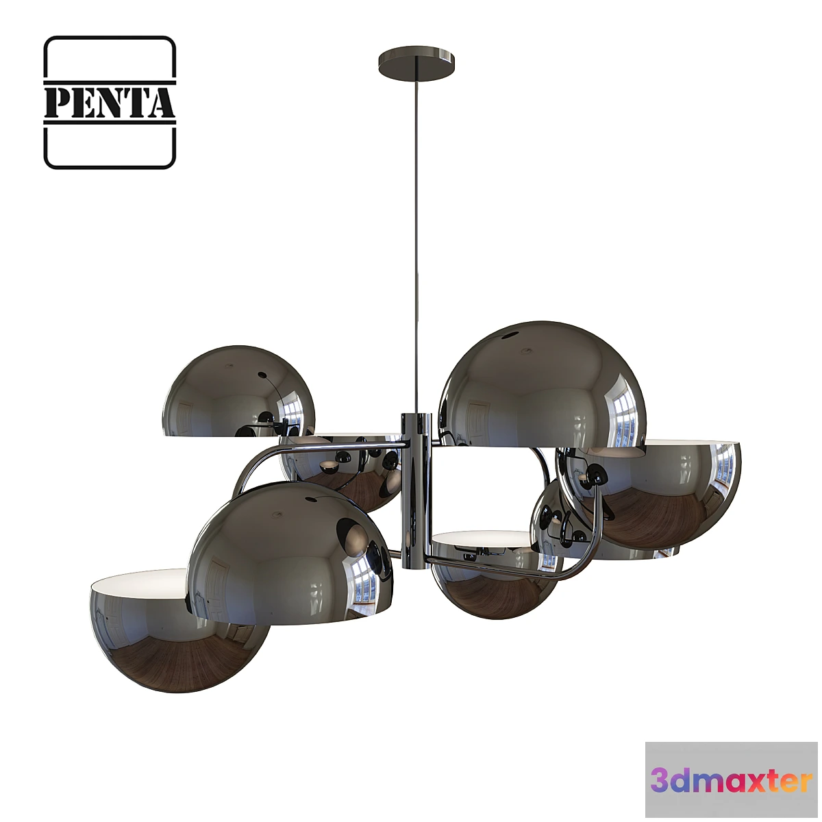 1401672 - ELISABETH large pendant by Penta 3D Max