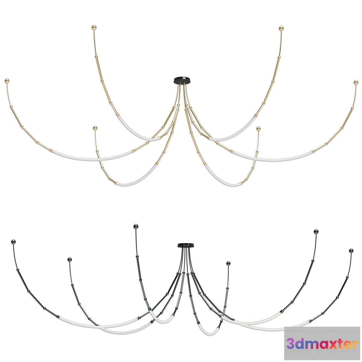 1401700 - Chandelier LEDA Karman SE293 DN INT 3D Max
