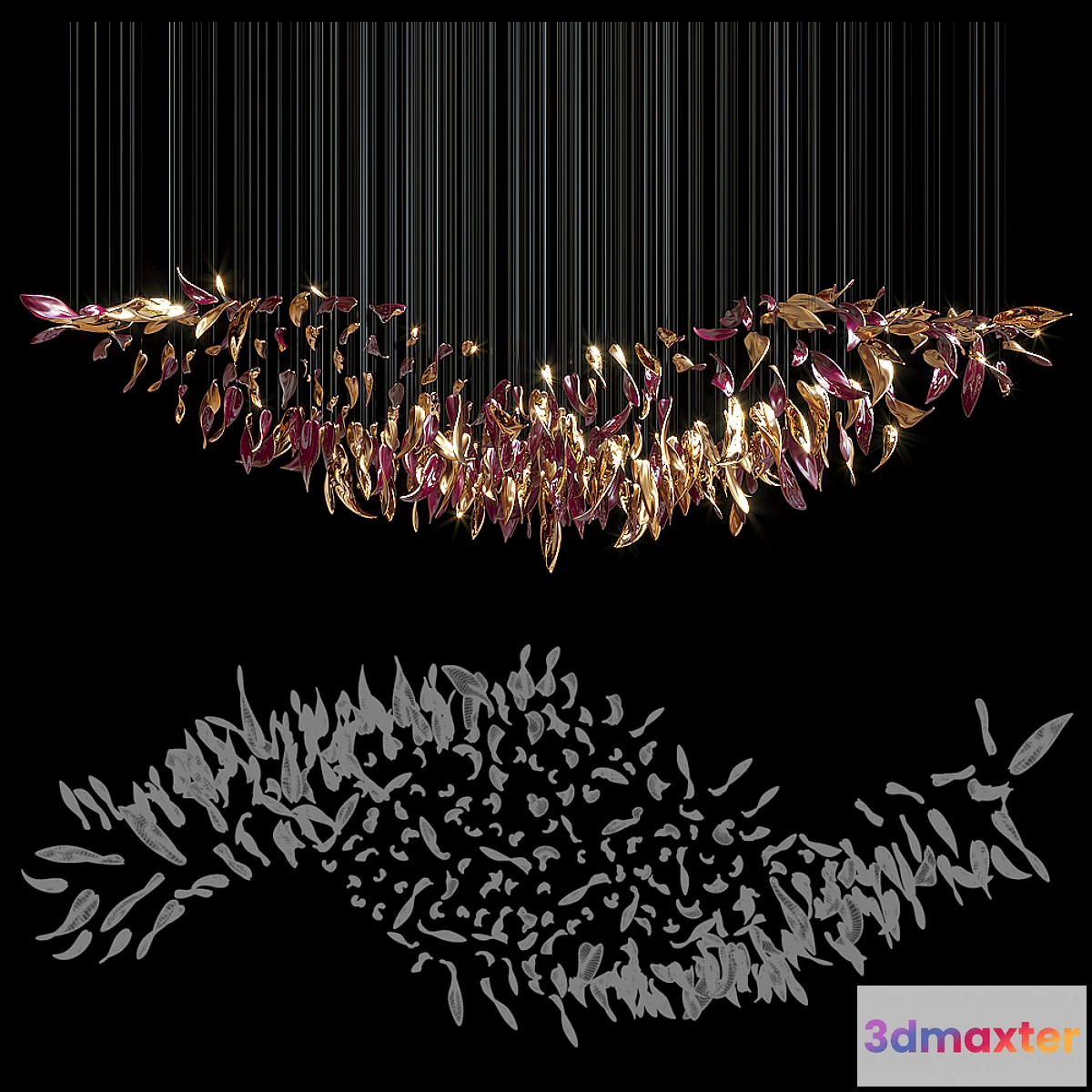 1401896 - Chandelier Light Vargov 3D Max