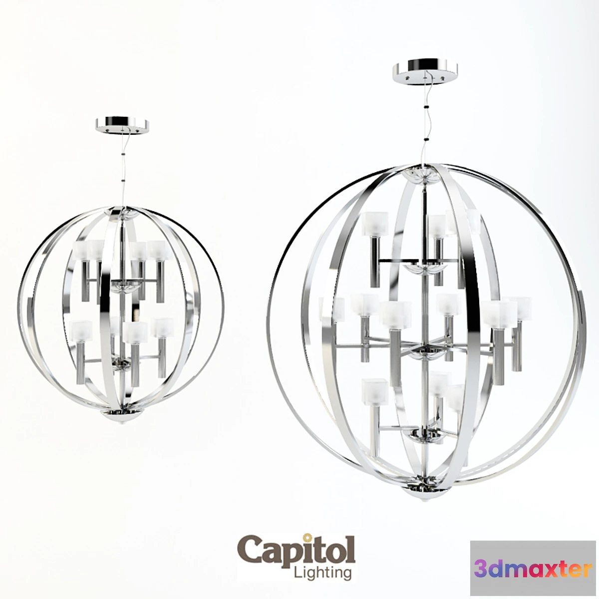 1402120 - Capitol Lighting Chandelier 3D Max