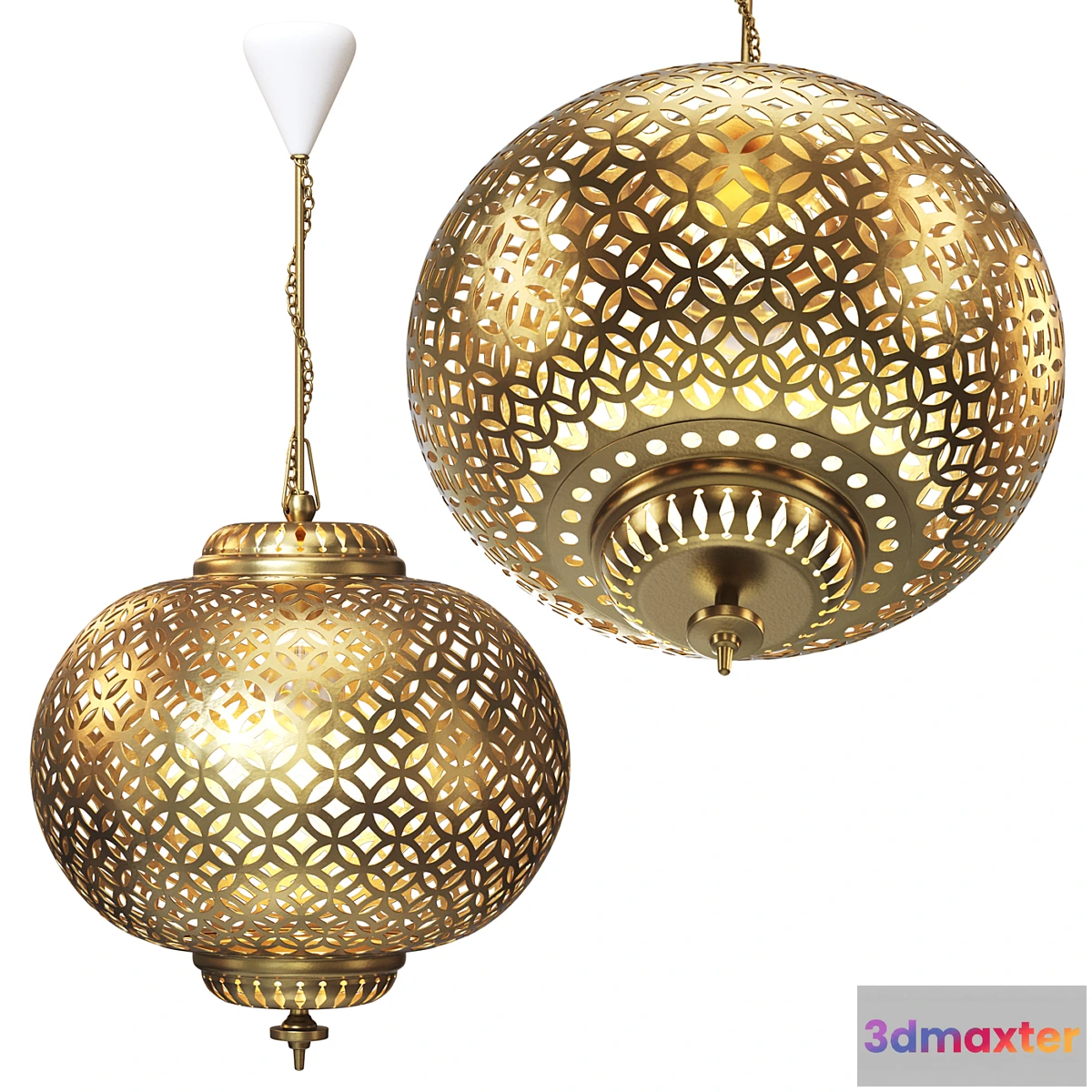 1402382 - Oriental ceiling lamp 3D Max
