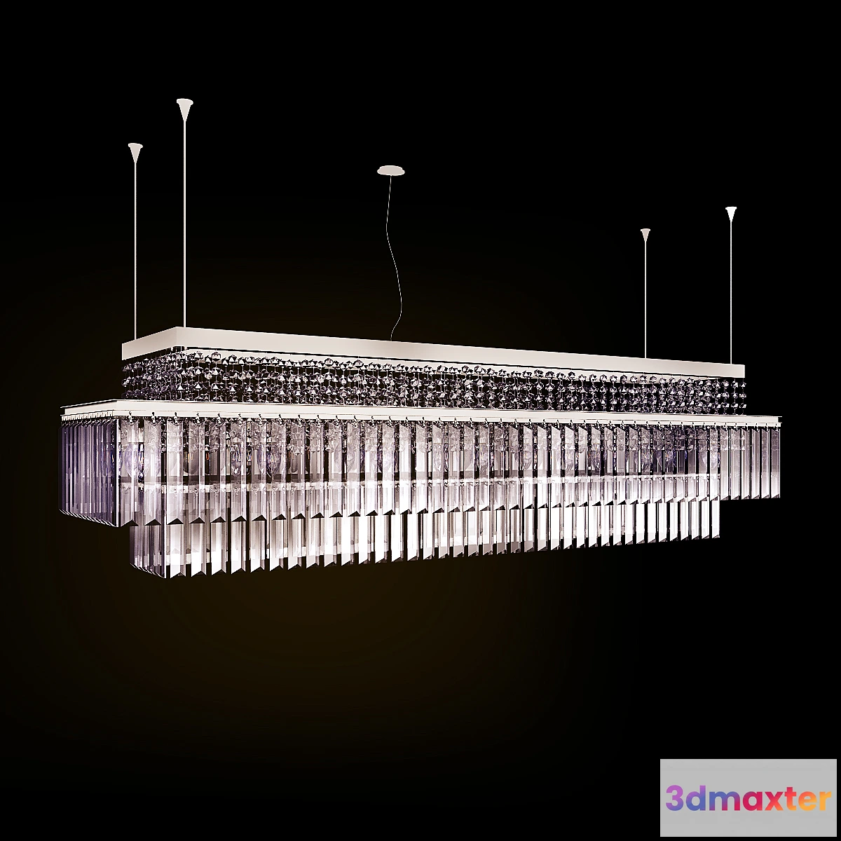 1403328 - Casa Baguette Chandelier 3D Max