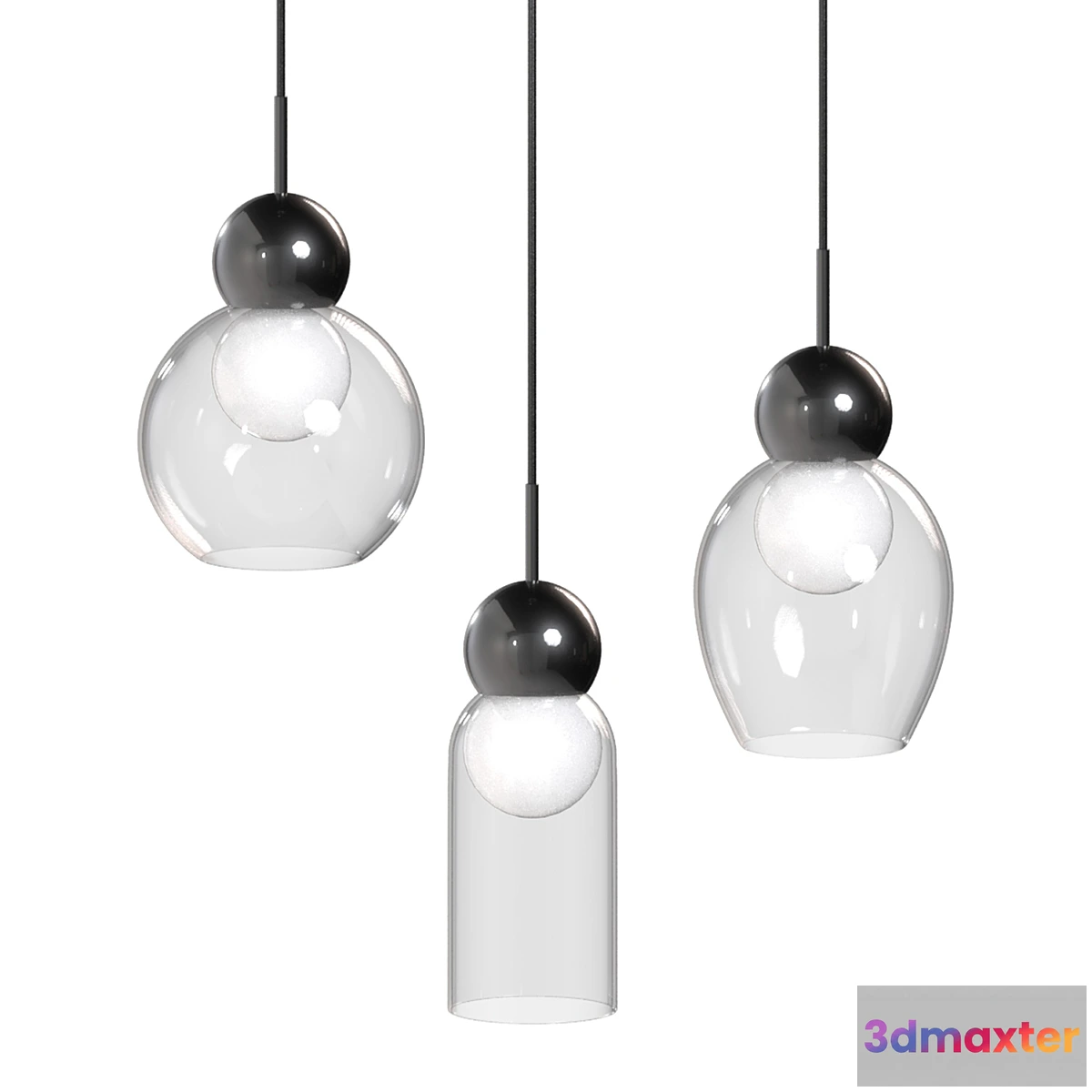 1403504 - ODEON LIGHT Black 3D Max