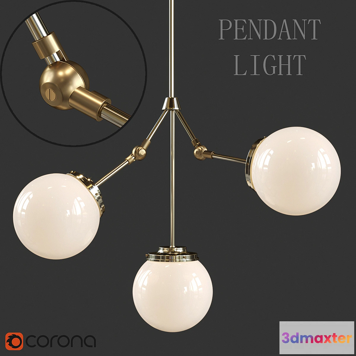 1403722 - PAUL PAIGE constellationpendant light 3D Max