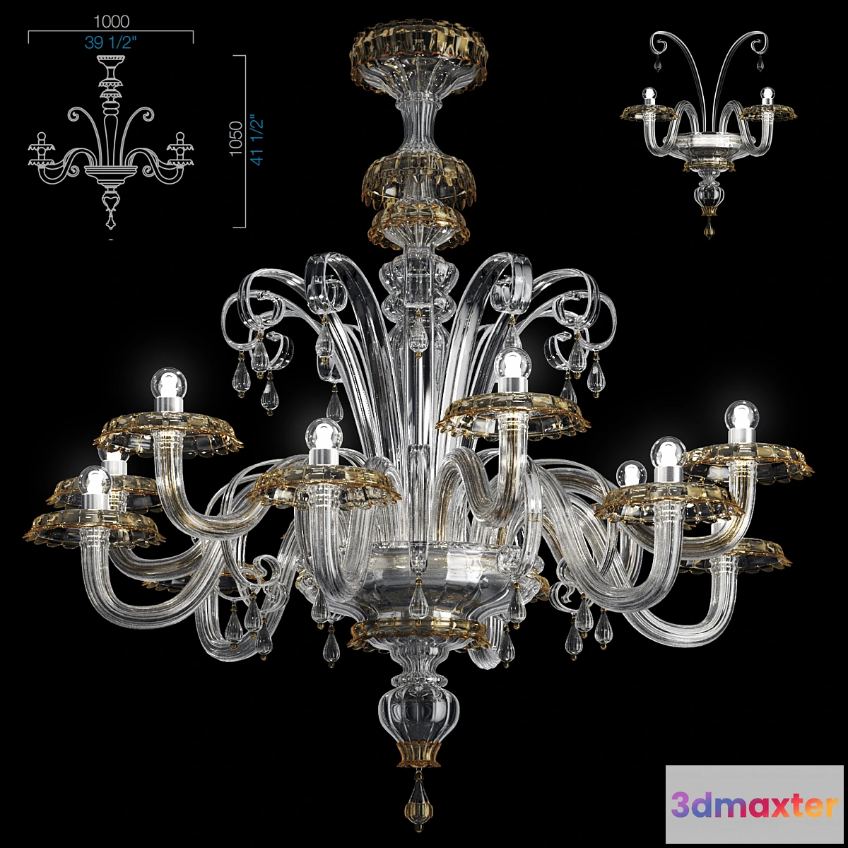 1403900 - Barovier&Toso Rabat 3D Max