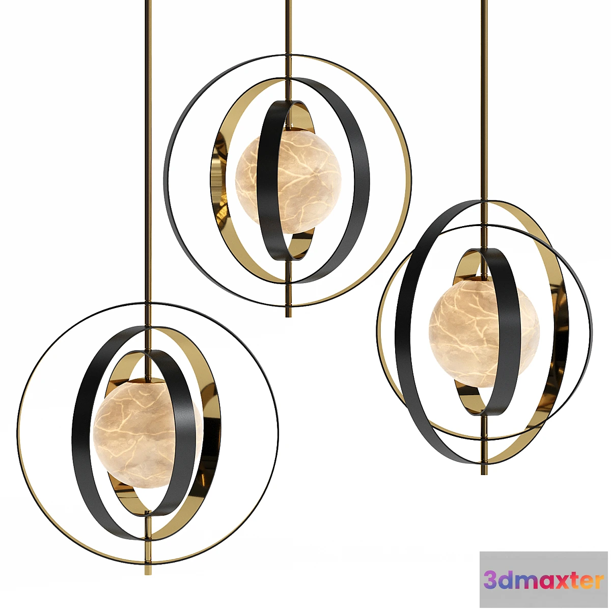 1404544 - Eichholtz - Chandelier Pearl 3D Max
