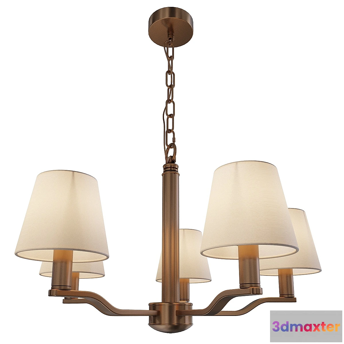 1405468 - Pendant lamp Freya Marika FFR5671PL-05G 3D Max