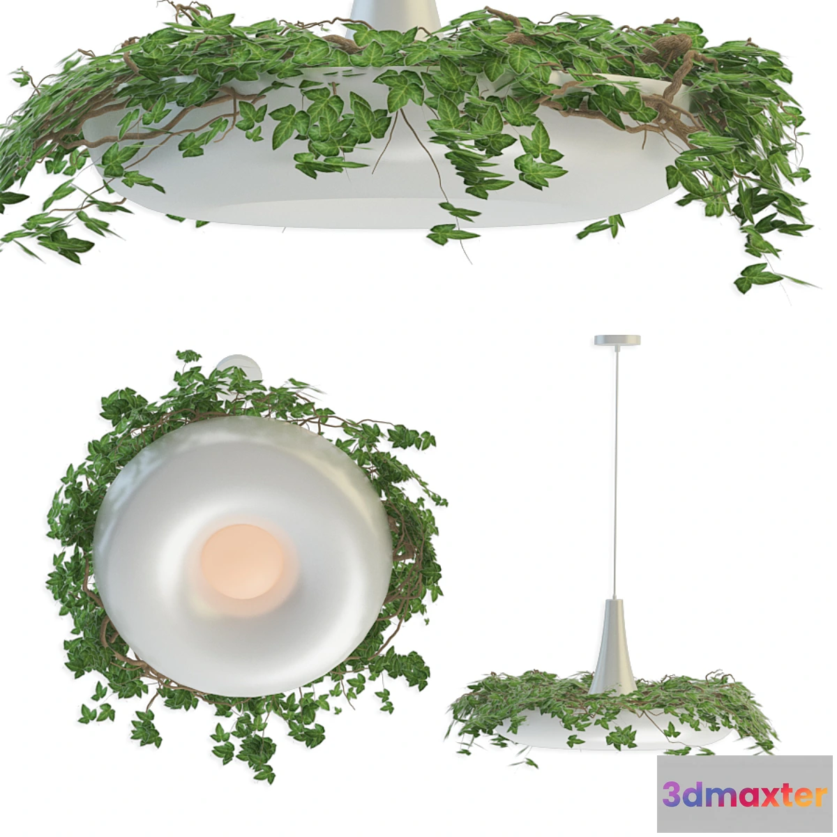 1405744 - Babylon Light Hanging Lamp Planter 3D Max