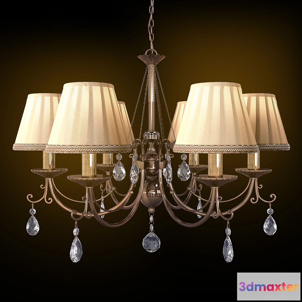 1405830 - Chandelier Maytoni Soffia RC093-PL-06-R 3D Max