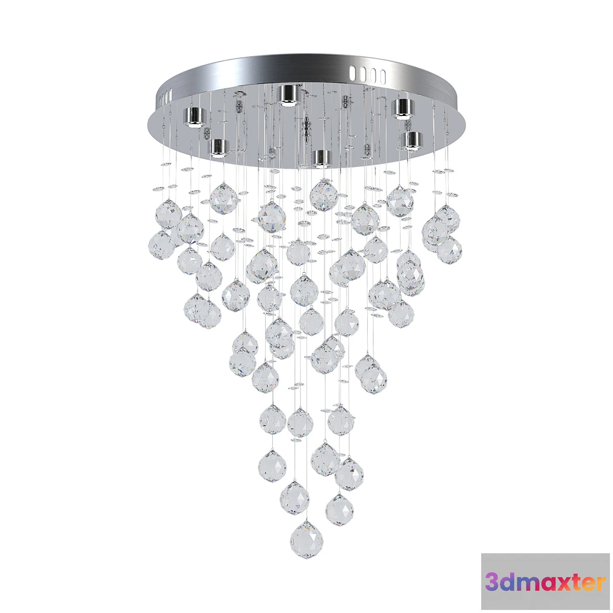 1405870 - Chandelier Flusso L 1.4.45.601 N 3D Max