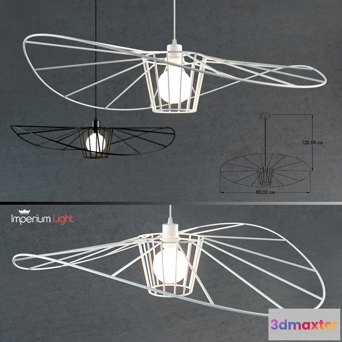 1406228 - Lady pendant lamp 3D Max