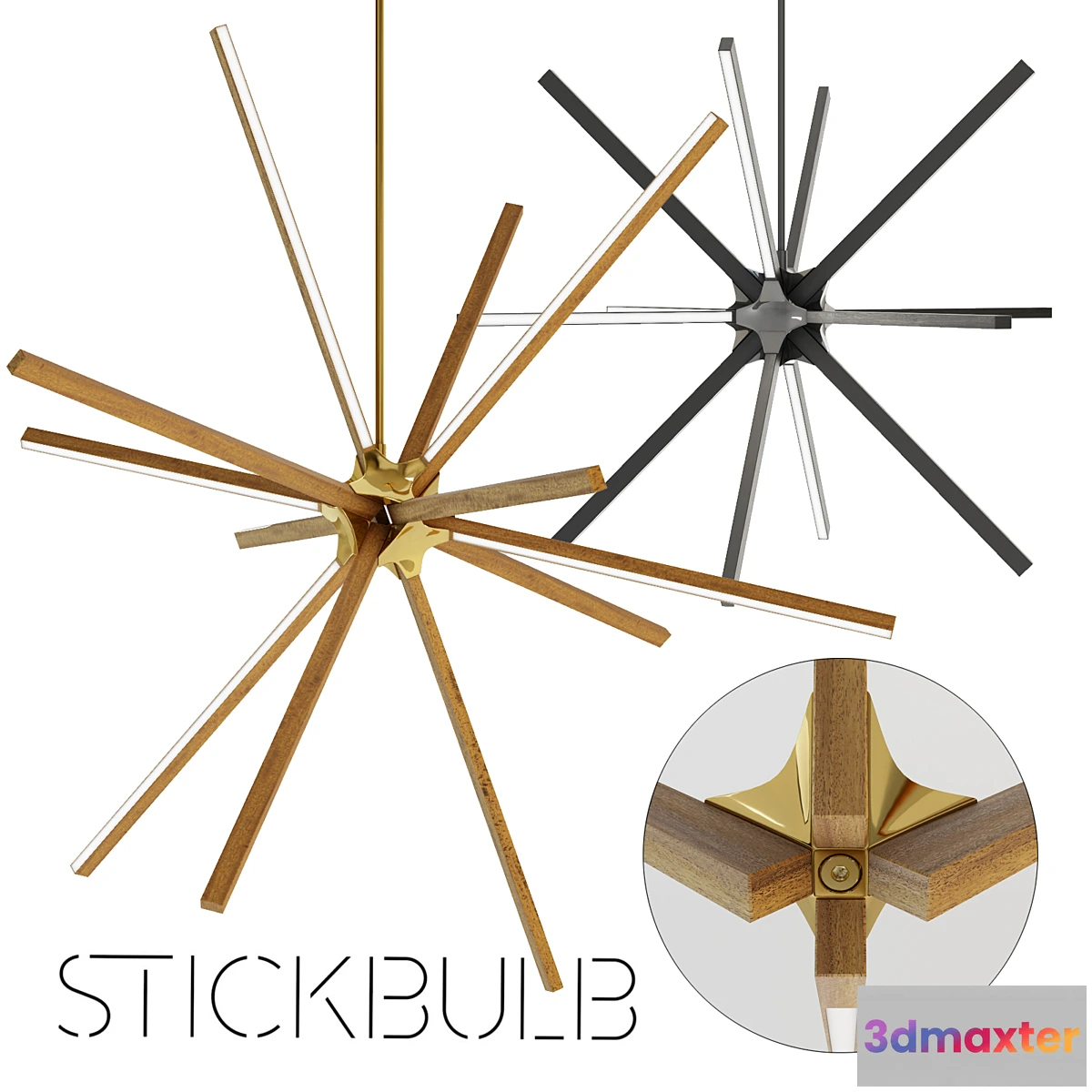 1406948 - Stickbulb Double Boom 3D Max