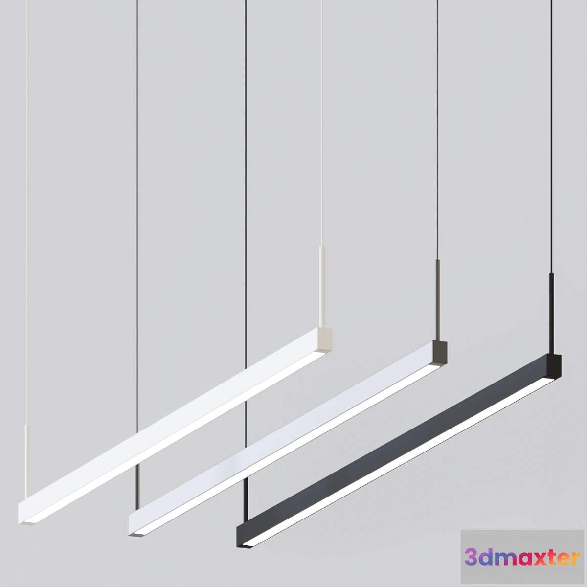 1407814 - Thin-Line Led Pendant by Sonneman Lighting 3D Max