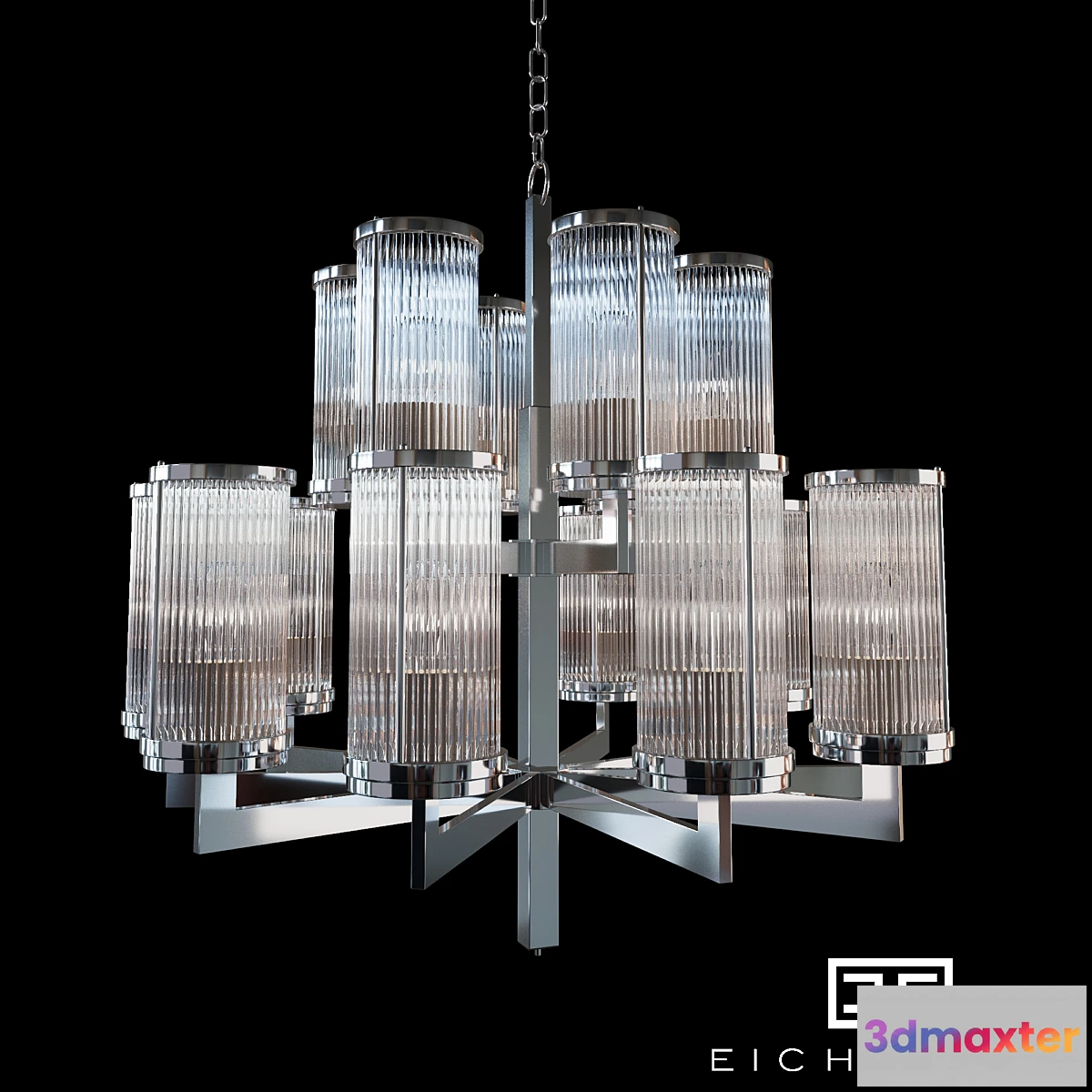 1407820 - Eichholtz Chandelier Claridges 3D Max