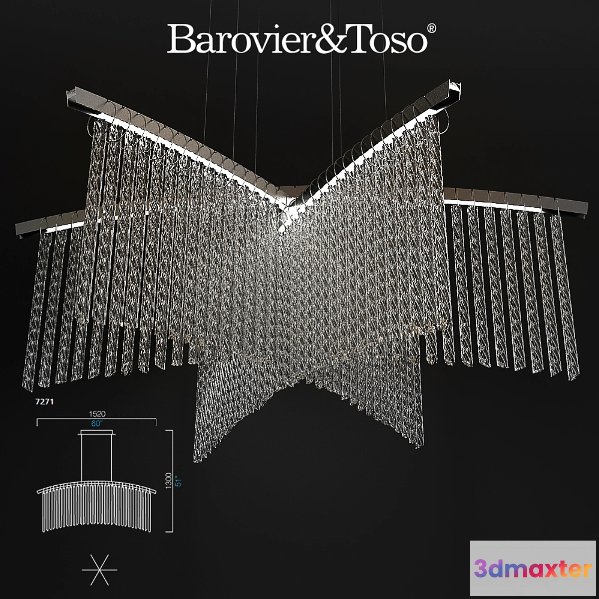 1409306 - Barovier & toso Palmyra 3D Max