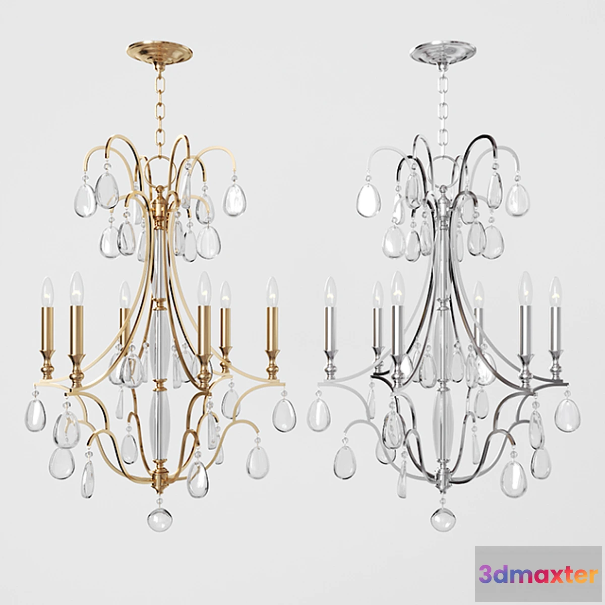 1410024 - Crawford chandelier 3D Max