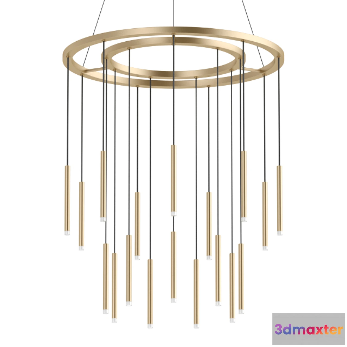 1410196 - Candle 18-lights 3D Max