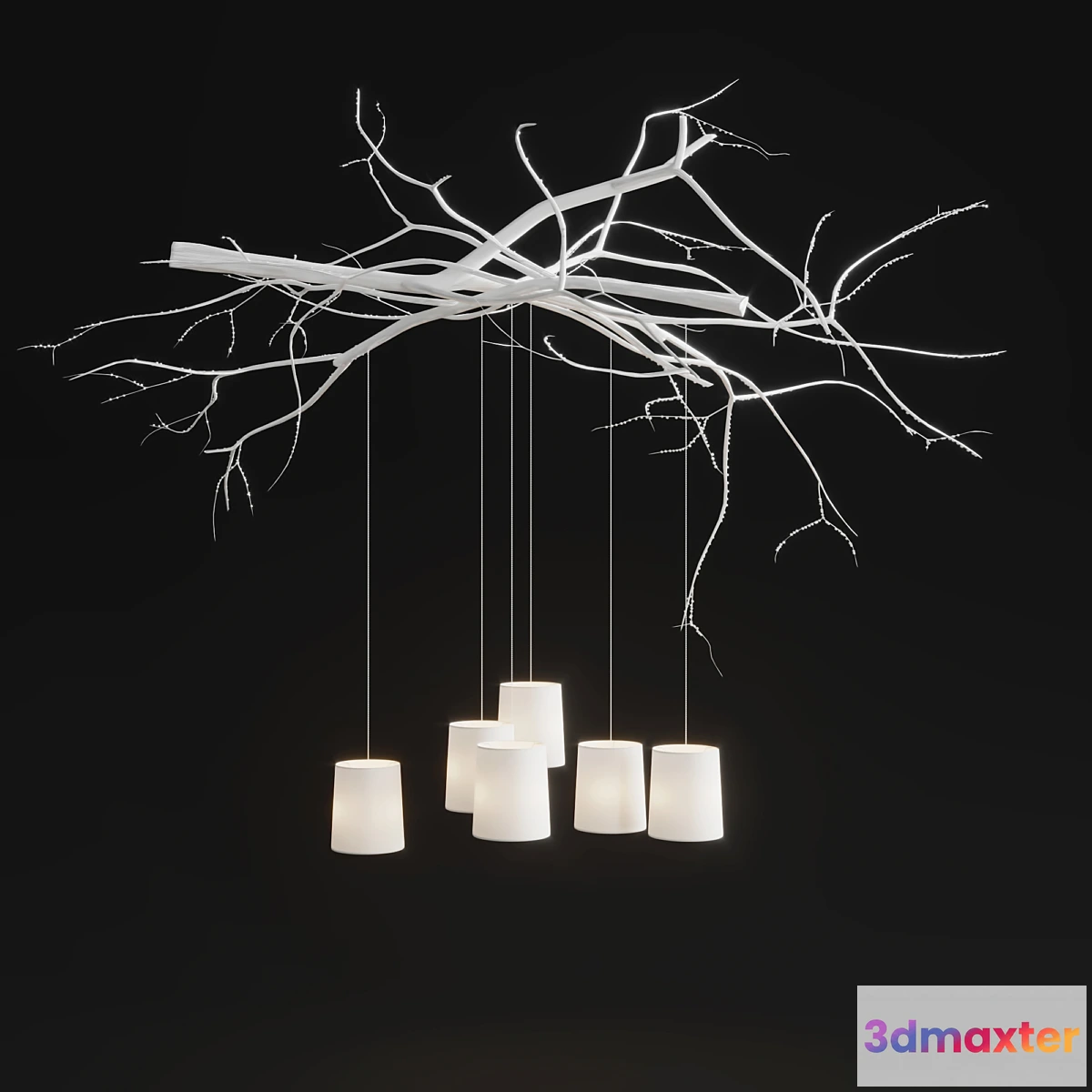 1410272 - Chandelier handmade in Chalet style 3D Max