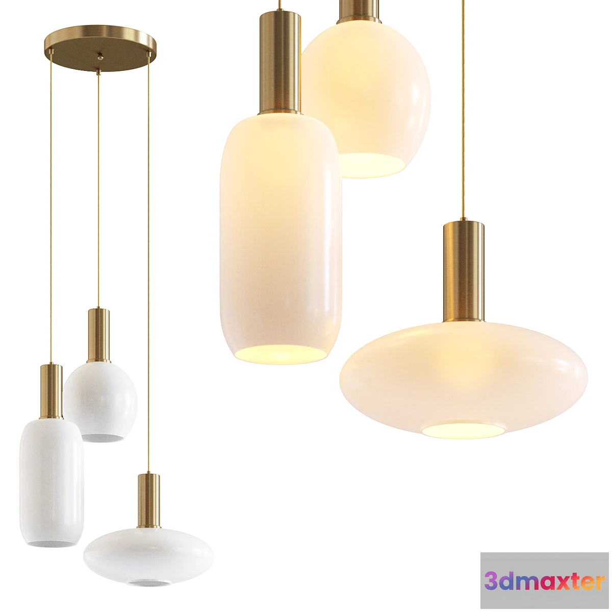 1410632 - Suspension lamp Moderli Martin-2 3D Max