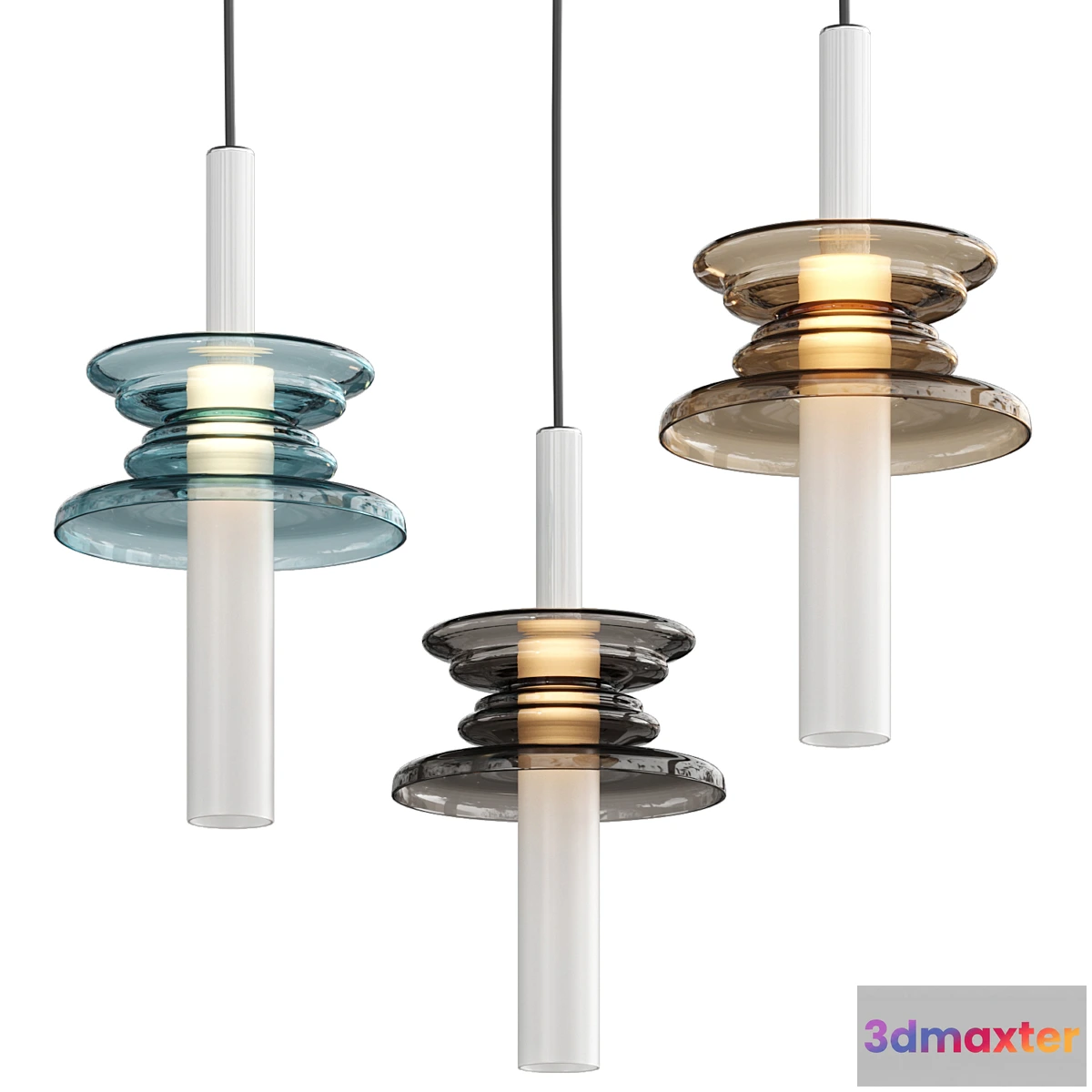 1410802 - Sound Wave Maytoni pendant lamp 3D Max