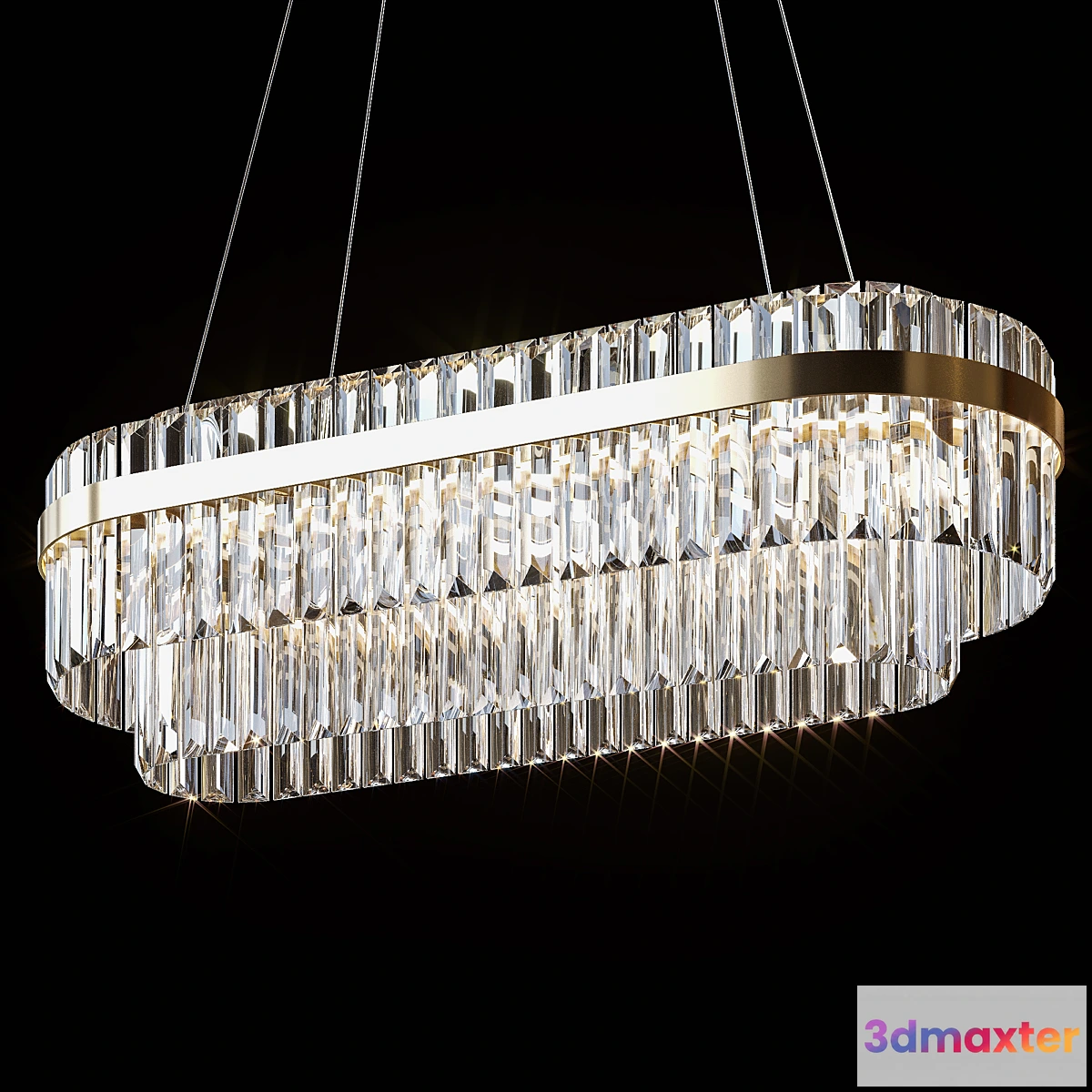 1411456 - Pendant chandeliers VOYAGE L by lampatron 3D Max