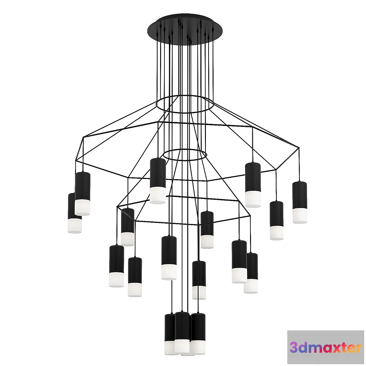 1412426 - Chandelier Lampatron - VIBIA 3D Max