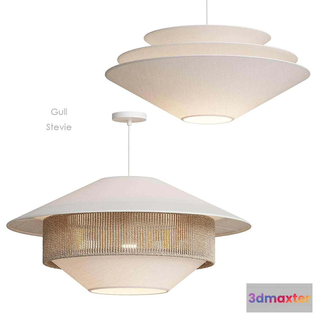 1412804 - Gull Stevie Pendant lamp West Elm 3D Max
