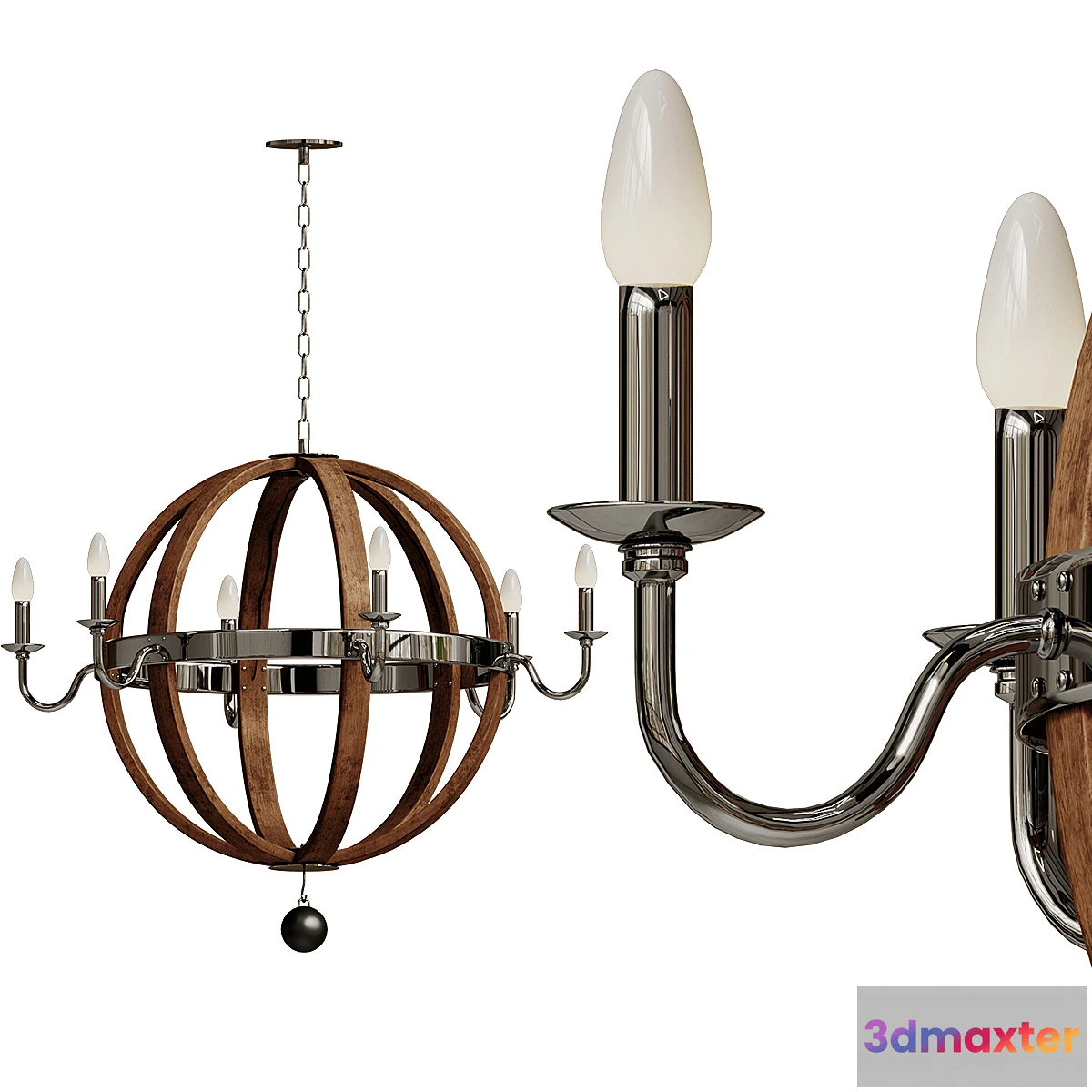 1413044 - Chandelier Burrel 3D Max