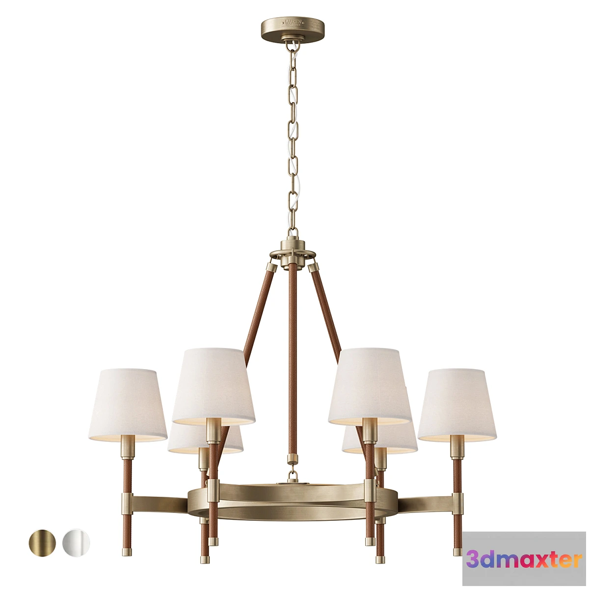 1413844 - Ralph Lauren - Katie Medium Chandelier 3D Max