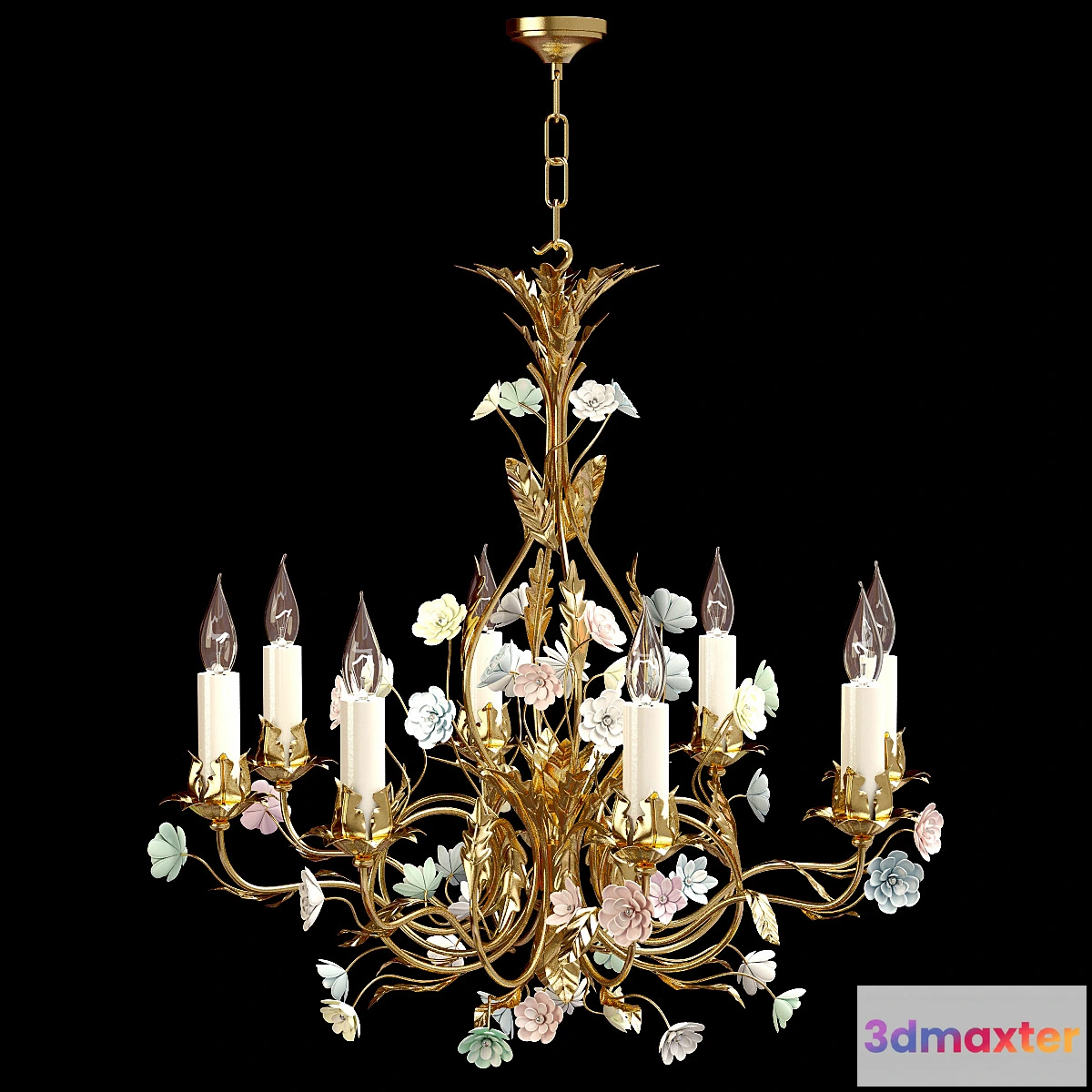 1413958 - Bagues Paris Chandelier 4924 3D Max