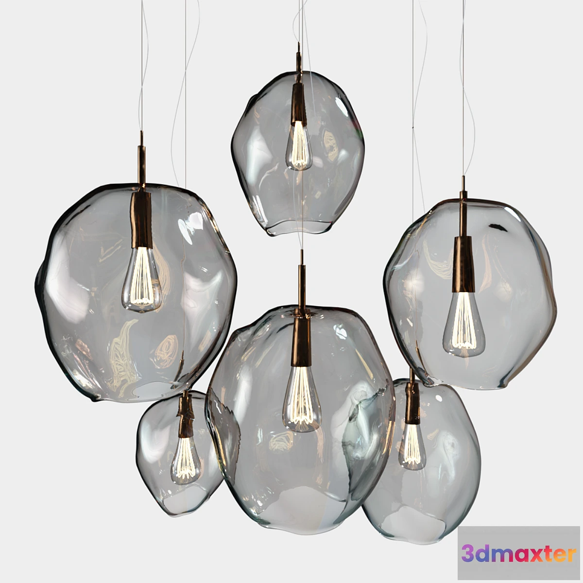 1414348 - Pendant Plafond Bubble 3D Max